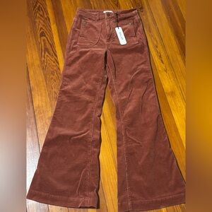 Rolla’s Eastcoast High Rise Flare corduroy pants. No tag! Tag has been removed!